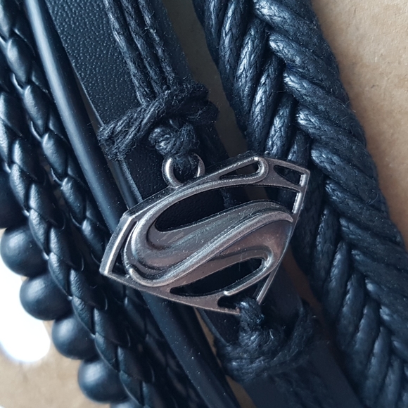 NEW Multilayer Leather Bracelets for Men Bracelet - Picture 2 of 5